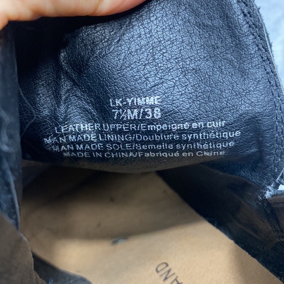 142. Lucky brand suede ankle boots size 7.5 - Picture 5 of 5